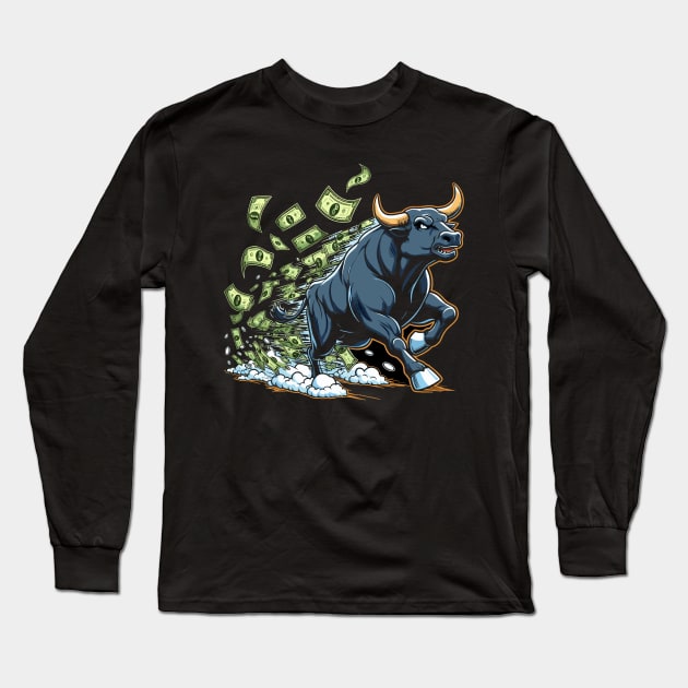 BFF - Bullrun Fiats Fade Long Sleeve T-Shirt by The BullMerch